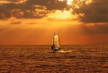 Windsurfen an der Ostsee