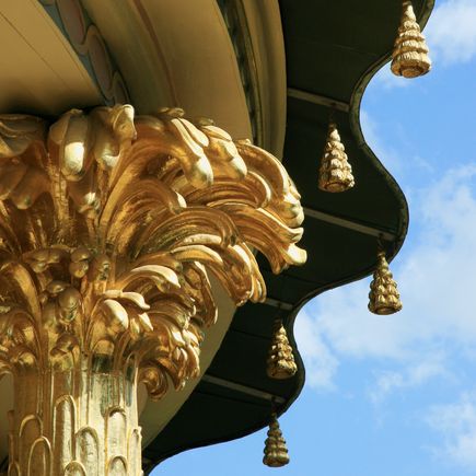 Prachtvolle Details am Chinesischen Haus