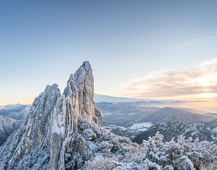 Winterliche Berglandschaft