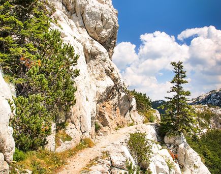 Kroatien Nationalparks Urlaub Bergpfad