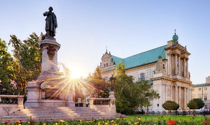 Parkgarten mit Statue