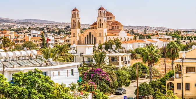 Stadt Paphos in Zypern