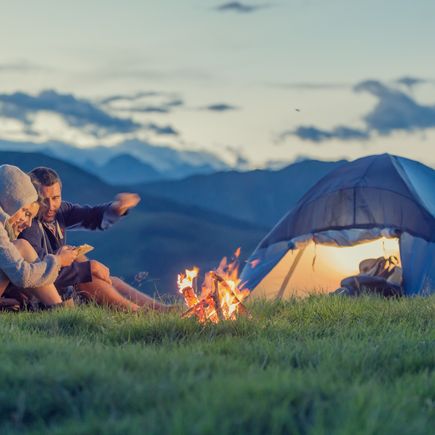 Camping, Berge