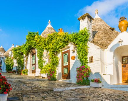Traditoinelles Trulli Haus in Alberobello bei Bari