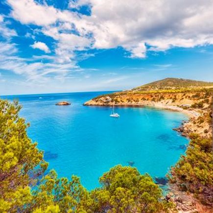 Bucht auf Ibiza