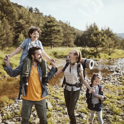 Familie Wanderung