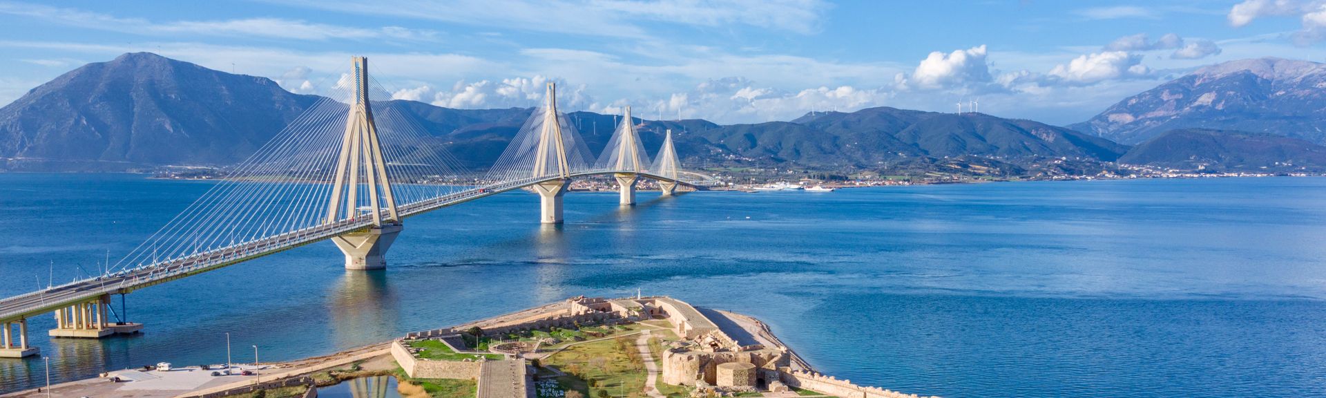 Seebrücke Patras, Aussichtspunkt