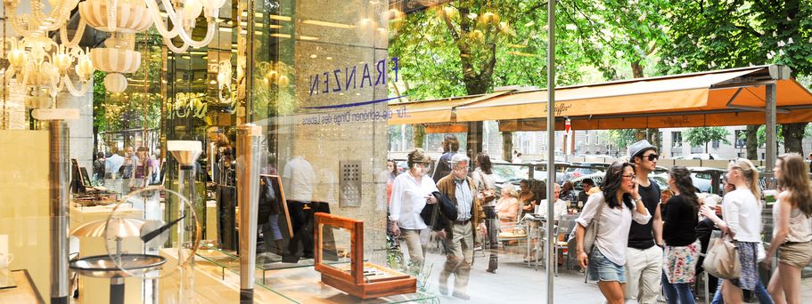 Shopping in Deutschland Einkaufsstraße und Läden