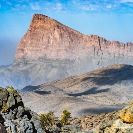 Wandern Berg Dschabal Shams