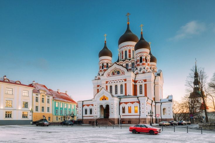 Die Alexander-Newski-Kathedrale in Tallinn, Estland.