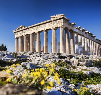 Parthenon Tempel in der Akropolis in Athen