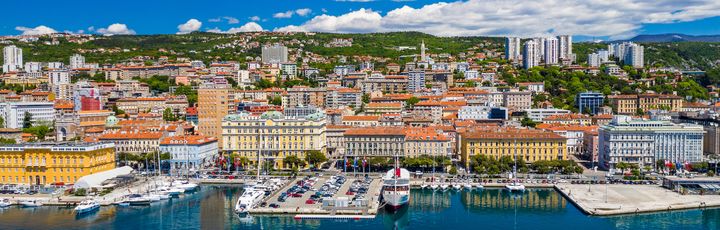 Rijeka Blick auf die Stadt