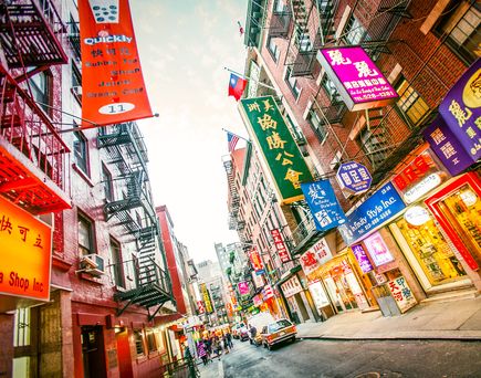 Städtereise: New York Bunte Fassaden in New York Chinatown