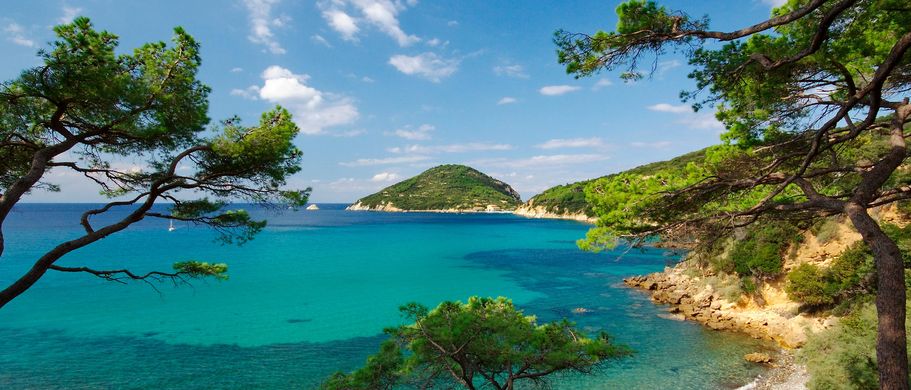 wunderschöne Küste von Elba