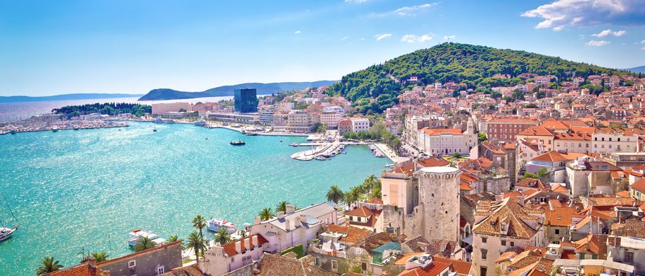 Cluburlaub Dalmatien Istrien Stadtansicht von Split