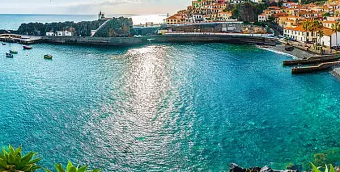 Madeira Stadt am Meer