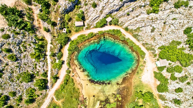 Quelle des Flusses Cetina