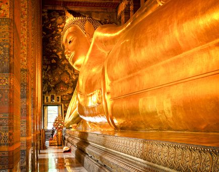 Riesige Buddha-Statue im Tempel Wat Pho