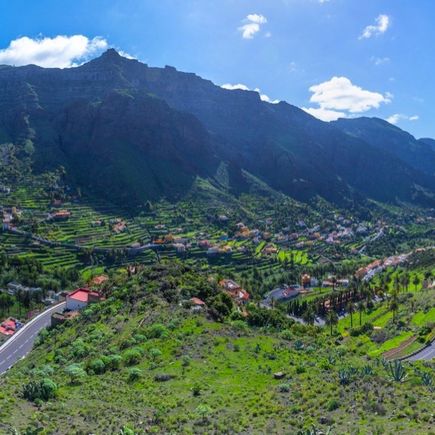 Luftaufnahme Valle Gran Rey, La Gomera