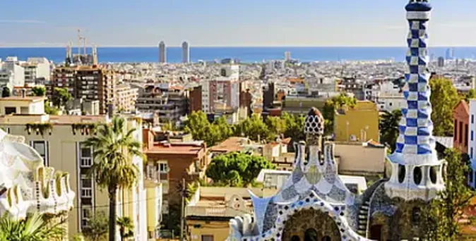 Blick auf Barcelona