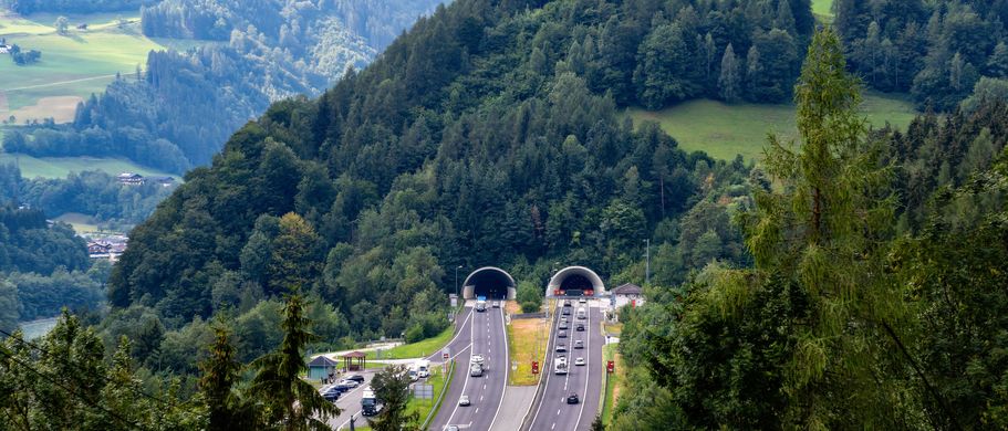 Autobahntunnel in Österreich 