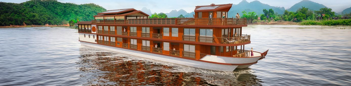 Mekong Star auf dem Fluss