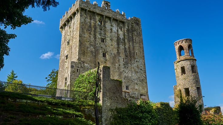 Das Blarney Castle in Irland, eine historische Burg.