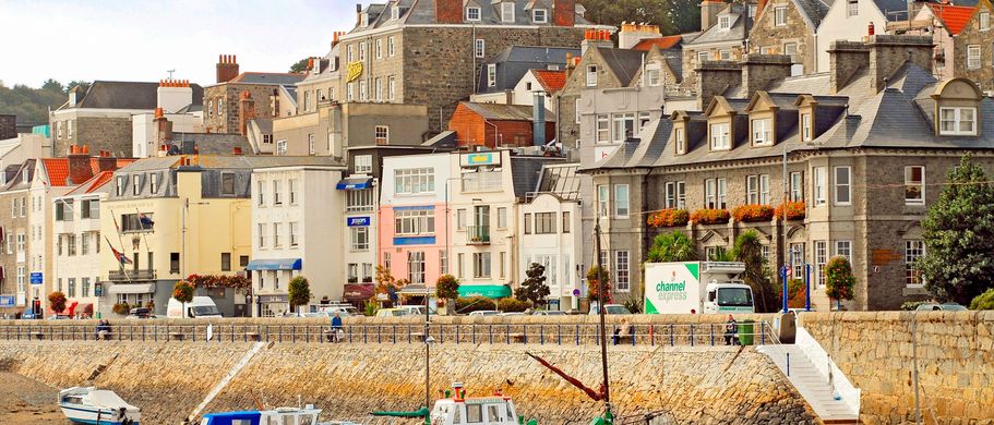 Hafen St. Peter Port von Guernsey Island
