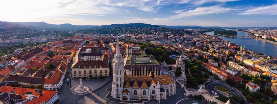 Budapest von oben