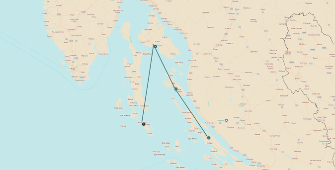 Routenkarte Inselvielfalt