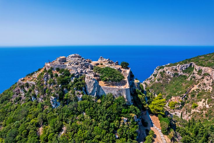 Festung auf Korfu aus Vogeölperspektive