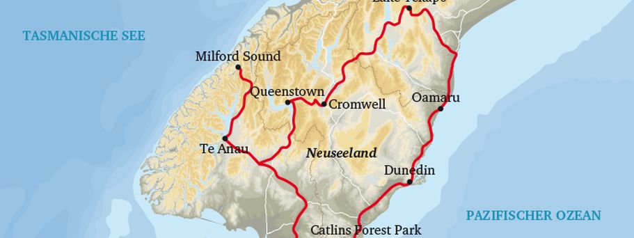 Camper Neuseeland, Rundreise Queenstown