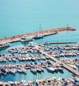 HAfen in Italien