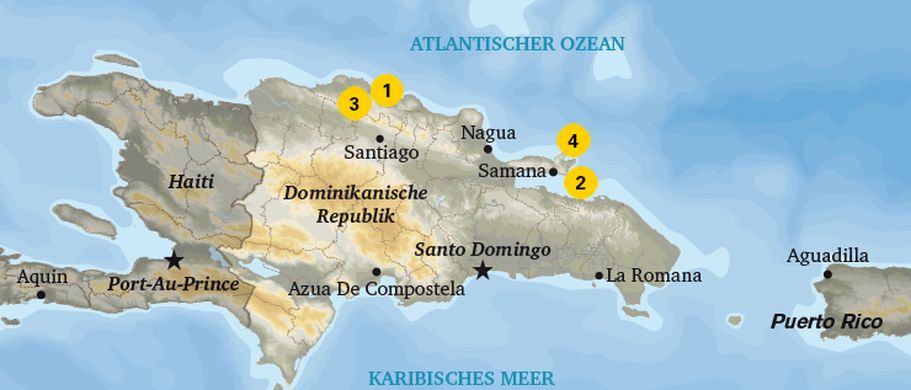 Karte Puerto Plata