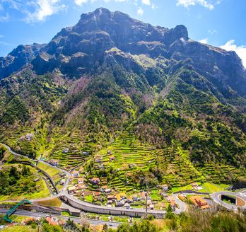 Landschaft über Madeira. 