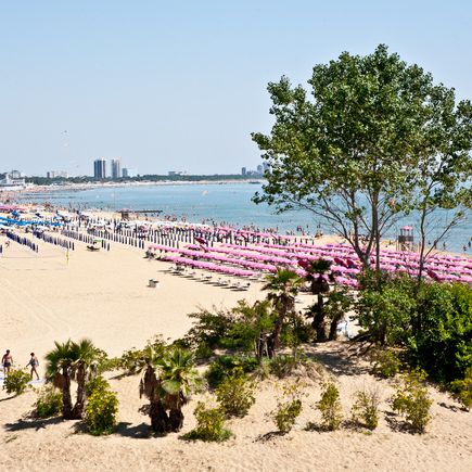 Camping Adria Urlaub Strand des Campingplatz Pino Mare