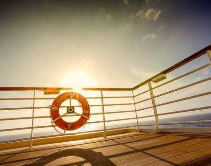 Deck eines Schiffes