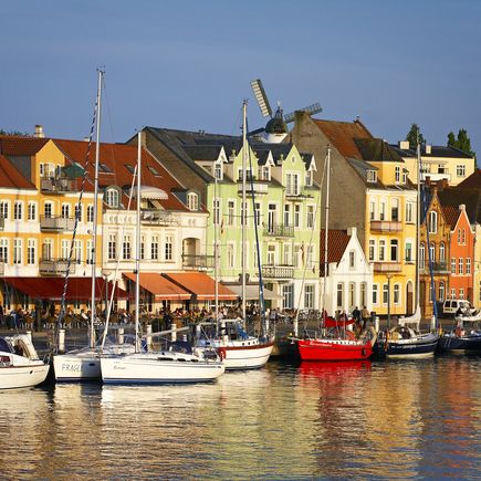 Ferienhaus Urlaub Dänemark Hafen von Sönderborg