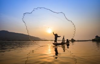 Mekong Fischerei