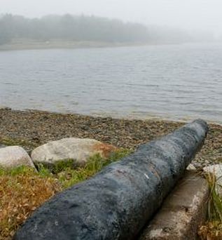 Oak Island Kanone