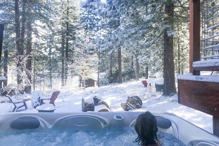 Whirlpool im Schnee