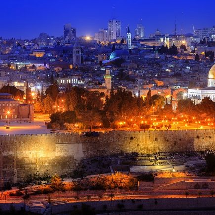 Jerusalem bei Nacht