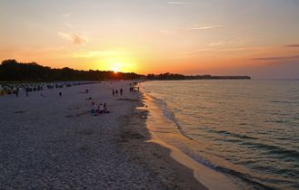 Sonnenuntergang am Strand von Boltenhagen