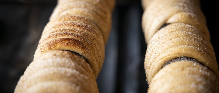 Tschechische Nachspeise Trdelnik