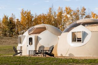 Glamping Hütten im  Métis Crossing