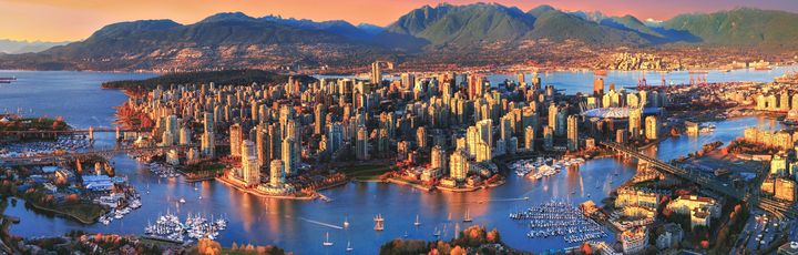 Drohnenansicht von Vancouver