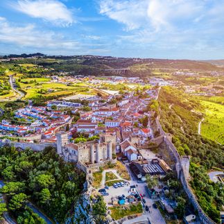 Blick auf das mittelalterliche Óbidos