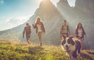 Familienurlaub mit Hund in den Dolomiten