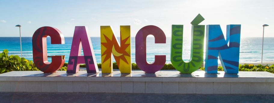 Schriftzug Cancun