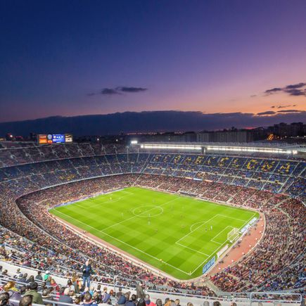 Beeindruckendes Stadion des FC Barcelona